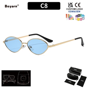 Gafas de Sol para Mujer Boyarn con Lentes UV400, Nuevo Modelo Unisex con Monturas Pequeñas, Venta al por Mayor, Lentes de Visión Nocturna para Hombre - Product Image 5