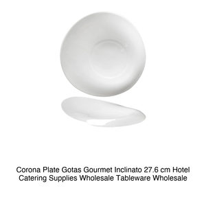 Assiette inclinée Gotas Gourmet 27,6 cm Corona - Product Image 2