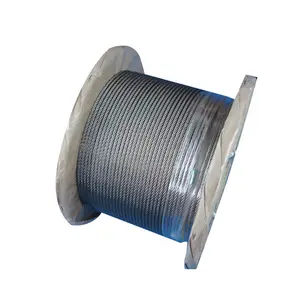 6mm 7x19 Stainless Steel Wire Rope 316 Marine Grade Stainless Steel Cable