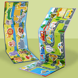 Montessori Puzzle Livres Animal Dinosaure Véhicule DIY Autocollant Puzzles Jeux Apprentissage Jouets Éducatifs pour Enfants Garçons Filles - Product Image 6