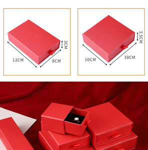 Cajas Rígidas Deslizantes con Logotipo Personalizado para Joyería Pequeña, MOQ Bajo, Venta al Por Mayor, Color Rosa, Laminación Mate, Grabado en Relieve, Reciclables - Product Image 3