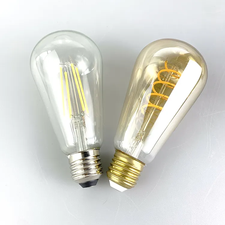 Bombilla led edison Vintage de 60 vatios, equivalente a protección ocular con 95 + CRI, no regulable, Blanco cálido, bombilla de filamento antiguo de 2700K