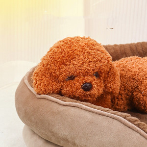 Lit pour chat de compagnie, canapé, maison chaude, nid carré, chenils pour petits chiens, chats, chiots d'hiver, chatons, paniers de couchage - Product Image 2