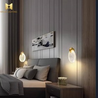 Luminaire suspendu en cristal blanc chaud à commande par interrupteur, design moderne et créatif, style goutte d'eau, pour chambre à coucher, lustre suspendu