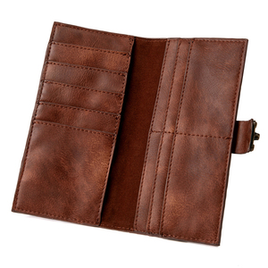 Trifold Cartera para hombre Vintage PU Cuero Cartera <span class=keywords><strong>de</strong></span> viaje Cuero para hombres Steam Punk Tarjetero - Product Image 6
