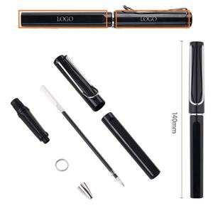 Stylo gel noir au carbone neutre simple de 0,5 mm pour signature, écriture fine et fluide pour étudiants, idéal pour les cadeaux promotionnels et professionnels - Product Image 3