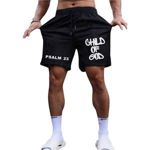 Pantalones Cortos Deportivos para Hombre Soly Hux, Cintura Alta, Elásticos, de Algodón Transpirable, para Gimnasio, Verano, Casuales - Product Image 2