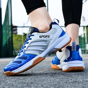 <span class=keywords><strong>Chaussures</strong></span> de tennis de table de <span class=keywords><strong>badminton</strong></span> de grande taille respirantes d'été pour hommes nouvelle version confortable maille de course de tennis - Product Image 2