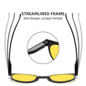 Ücretsiz Numune Hızlı Teslimat Anti Mavi Işık Gözlük Çerçevesi Renkli Lens Cam Yuvarlak Retro Bilgisayar Gözlüğü - Product Image 5