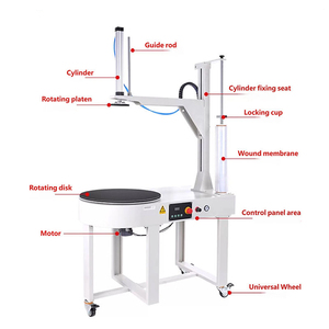 Industrial Box <b>Stretch</b> Wrapper Turntable Packing <b>Machine</b> with Top Platen - Product Image 2