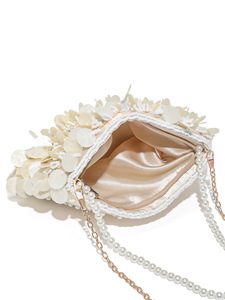 Nouveau Sac à Main Perlé Fait Main en Coquille de Fritillaire 2026 – Mini Sac de Soirée Polyvalent et Élégant à la Française pour Femme - Product Image 3