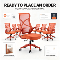 Silla de Oficina Ergonómica Certificada por BIFMA con Soporte Lumbar, Altura Ajustable, Respaldo de Malla y Asiento Acolchado para Oficina en Casa