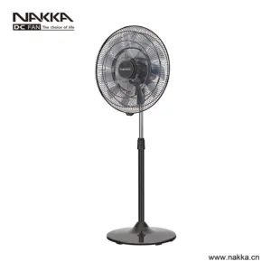 summer cooling product 18 inch black color rotary switch smart control smart electric bldc stand fan