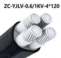 Cable de Alimentación con Conductor de Aluminio, Aislamiento de Polietileno Reticulado y Revestimiento de PVC