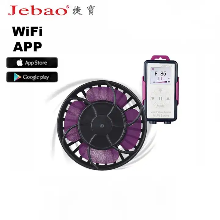 Интеллектуальный волновой насос Jebao, контроллер Wi-Fi, ЖК-дисплей, MLW, водоотводные насосы для аквариума, для аквариума, морского рифа, пластик