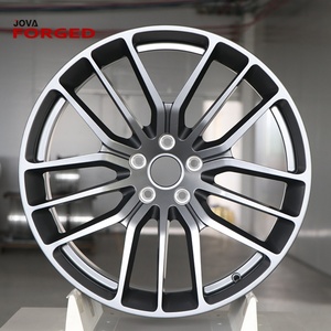 Jantes en aluminium forgé multi-rayons argentées personnalisées de 20 pouces 5x160 avec options ET de 40 mm/30 mm pour la rénovation/mise à niveau - Product Image 2