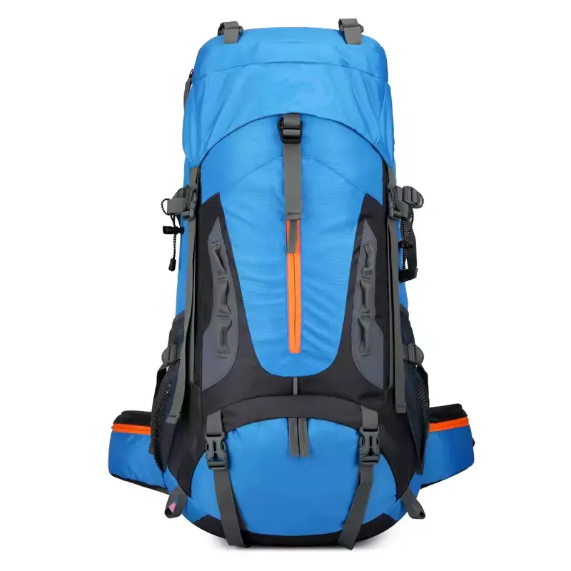 NPOT ransel hiking trendi untuk pria dan wanita, dengan kapasitas besar 70 liter untuk hiking luar ruangan dan trekking