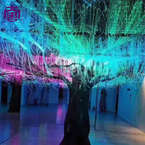 Luces de árbol de fibra óptica de lujo para decoración de jardines, paisajes, festivales, bodas y plazas, impermeables IP65 - Product Image 5