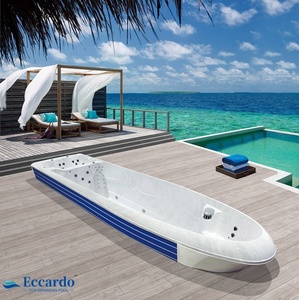 Jardin extérieur sur pied Bains à remous privés Massage en acrylique <span class=keywords><strong>Piscine</strong></span> sans fin <span class=keywords><strong>Spa</strong></span> Whirlpool avec système de contrôle Balboa - Product Image 1