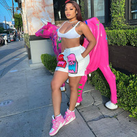 Boyfriend Shorts Street Style Demon Slayer Shorts Loose Fit Stretchy Taille Baggy Short Sweat Pants