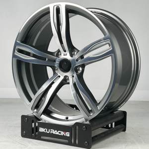 Rines Forjados Bku 5x120 Clásicos de 19, 20 y 21 Pulgadas, Rines de Aleación Paralelos para BMW Serie 5 y 6, M6, F10, F12, F13, E39, 343M - Product Image 4
