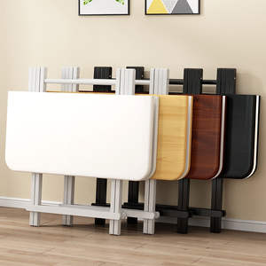 Table à manger pliable domestique en plein air table portable simple <span class=keywords><strong>location</strong></span> <span class=keywords><strong>maison</strong></span> carré petit appartement table à manger - Product Image 3