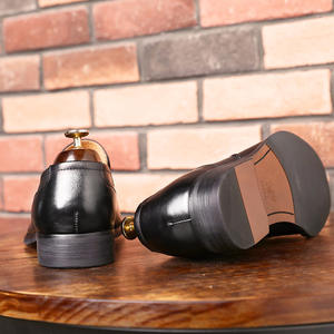 Zapatos de Vestir de Cuero para Hombre, Mocasines Suaves de Punta, Zapatos Formales de Oficina, Calzado de Moda Oxford, Mocasines Casuales Planos de Otoño - Product Image 2