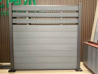Valla de WPC de Alta Calidad, Paneles de Valla Resistentes para Exteriores, Panel de Valla Anti-UV para Seguridad en el Patio Trasero