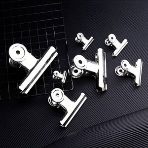 Stainless Steel Chip Bag Heavy Duty Food Bags <b>Clips</b> for Kitchen Office School Large Bull Binder Paper <b>Clamp</b> Promotion Gift - Product Image 1