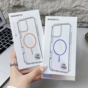 Anti-chute sans fil charge Transparent PC étui de téléphone portable magnétique antichoc protecteur pour <span class=keywords><strong>Iphone14</strong></span> Plus 15 16Pro Max - Product Image 5