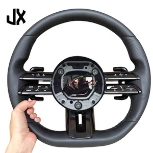 Volante de cuero automático para <span class=keywords><strong>Mercedes</strong></span>-<span class=keywords><strong>Benz</strong></span> clase W204 W205 AMG W212 W213 W447 W463 GLC GLA C63 E63 S63 - Product Image 2
