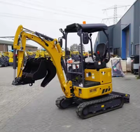 Excavator Mini Top Brand 1.9Ton XE19E Kapasitas Bucket 0.04m³ untuk Proyek Lanskap dan Perkotaan