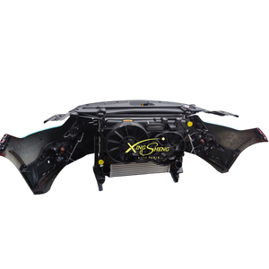 Parachoques y rejilla delanteros completos al por mayor para capó de faros de radiador <span class=keywords><strong>Mustang</strong></span> con arnés de radar parachoques de coche - Product Image 4