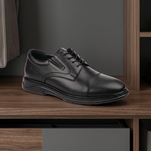 Voyager <b>Shoes</b> M287 Men's Classic <b>Comfort</b> Genuine Leather Slip Resistant Lace-up Wedding <b>Shoes</b> Autumn Oxfords - Product Image 3