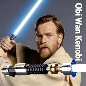 Sabre laser en métal rechargeable LGT DamienSaber de haute qualité pour cosplay <span class=keywords><strong>Obi</strong></span>-<span class=keywords><strong>Wan</strong></span> <span class=keywords><strong>Skywalker</strong></span>, lame LED RGB clignotante, longueur sélectionnable - Product Image 1