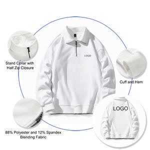 Felpa Pullover Unisex con collo a mezza Zip con grafica personalizzata con fodera in peluche caldo invernale di nuovo arrivo - Product Image 2