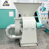 Machine à broyer les aliments multifonctionnelle à haute efficacité, type marteau, broyeur de grains et de paille avec des performances stables