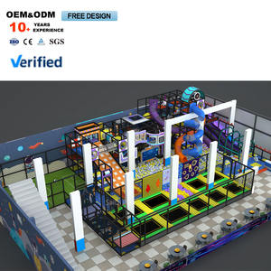 Conception colorée enfants vilain château de terrain de jeu intérieur personnalisé enfants aire de jeu intérieure ensembles de jeu doux aire de jeu intérieure - Product Image 5