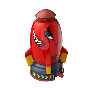 Jinying, nuevo diseño, verano, <span class=keywords><strong>360</strong></span>, rotación, cohete de agua, juguetes para jugar, lanzador volador de plástico, rociador de cohete de patio al aire libre - Product Image 3
