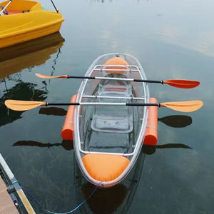 Magnifique kayak transparent en polycarbonate pour la photographie de voyage en plein air, canoë d'eau douce en bord de mer - Product Image 3