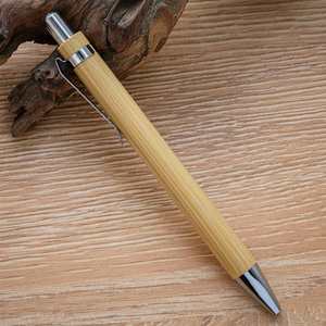 Bolígrafo de Bambú con Logotipo Personalizado Wsy145, Bolígrafos Ecológicos de Madera con Grabado Láser y Clip Metálico - Product Image 6