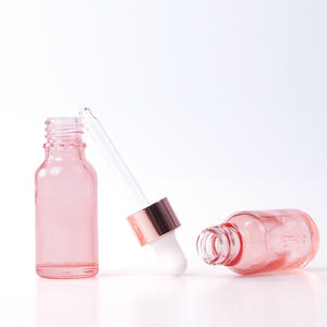 Frasco Gotero <span class=keywords><strong>de</strong></span> Vidrio Transparente <span class=keywords><strong>de</strong></span> Lujo Rosa <span class=keywords><strong>de</strong></span> 30 ml y 2 oz con Serigrafía para Aceite Esencial Cosmético, Sérum para el Cuidado <span class=keywords><strong>de</strong></span> la Piel, <span class=keywords><strong>Oro</strong></span> Rosa - Product Image 4