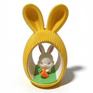 ของตกแต่งเทศกาลอีสเตอร์ ตุ๊กตากระต่าย กระต่ายพลาสติก ไข่อีสเตอร์ ฐา<span class=keywords><strong>น</strong></span>ตั้งกระต่าย สำหรับตกแต่งโต๊ะ ของขวัญสำนักงา<span class=keywords><strong>น</strong></span> ของตกแต่งเทศกาลอีสเตอร์ - Product Image 1