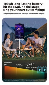<span class=keywords><strong>TV</strong></span> Portatile Intelligente da 32 Pollici HD1080 LED con Schermo Touch e Supporto, Interfaccia USB, Colore <span class=keywords><strong>Nero</strong></span> - Product Image 5