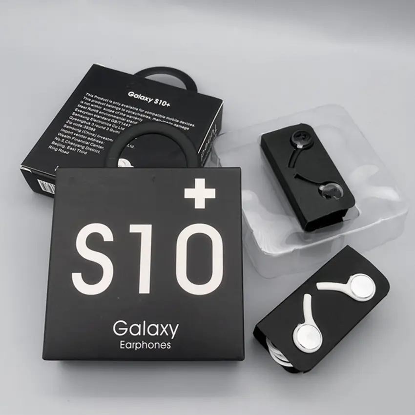 For Samsung Galaxy S10 S9 S8 Earphone EO-IG955 3.5mm Jack Stereo Sound In Ear Headphone S10