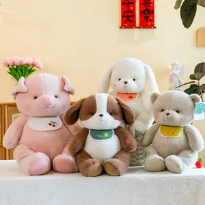 Yanxiannv Cpc Wholesale Customization Plush Soft Stuffed Animal Wholesale Pig Rabbit Dog Bear Pillow Plush Toy