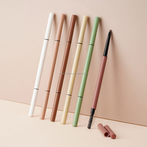 <span class=keywords><strong>Crayon</strong></span> de couleur pour sourcils double extrémité coups de cheveux naturels remplissant le sculpteur de sourcils définissant le <span class=keywords><strong>crayon</strong></span> à sourcils Triangle à haute pigmentation - Product Image 2