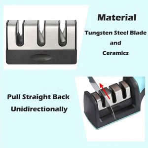 <b>Knife</b> Sharpener Wholesale Household Multifunctional Three-Stage <b>Knife</b> Sharpener Quick Ceramic <b>Knife</b> Sharpener - Product Image 4