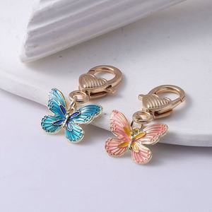 Porte-clés mignon et tendance en forme d'animaux (papillon, abeille, chat, poisson) pour emballage de sacs et bijoux - Product Image 2