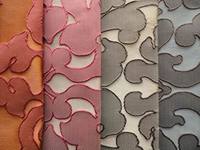 Tissu jacquard en Polyester à fleurs colorées, 2 m, tissu floral
